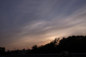 夕暮れの空-2